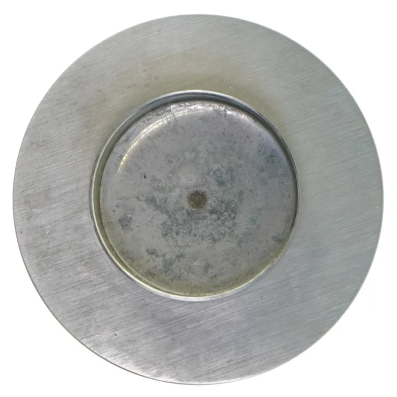 Fyrfads lysestage i børstet stål fra Rosendahl (str. Ø 5 cm længde 5 cm)