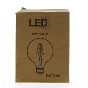 Stor LED pære fra DA'CORE (str. 14 cm)