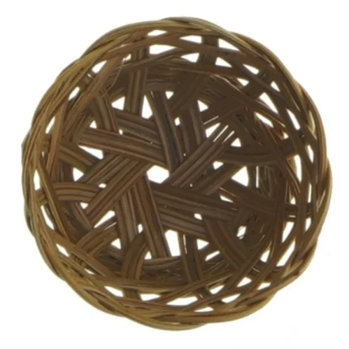 Flettet kurv (str. Ø. 6 cm. længde. 4,5 cm)