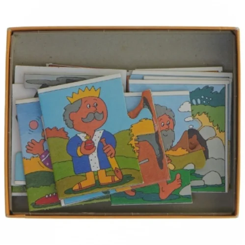 Hvem Bor Hvor? børnepuslespil fra Dan Spil (str. 18x14,5 cm)