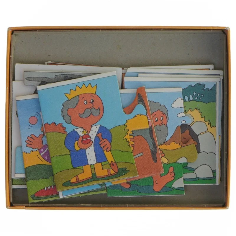 Hvem Bor Hvor? børnepuslespil fra Dan Spil (str. 18x14,5 cm)