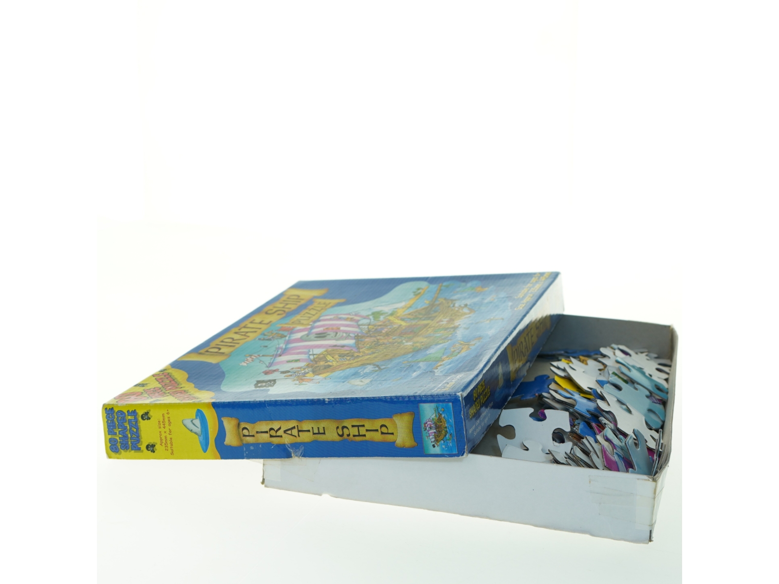 Piratskibs puslespil fra Kidz (str. 31,5x23 cm)