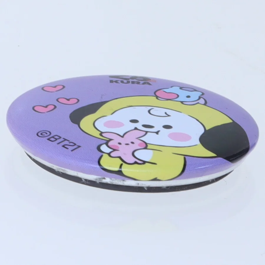 Magnet med Kura BT21 karakter (str. Ø 3,5 cm)