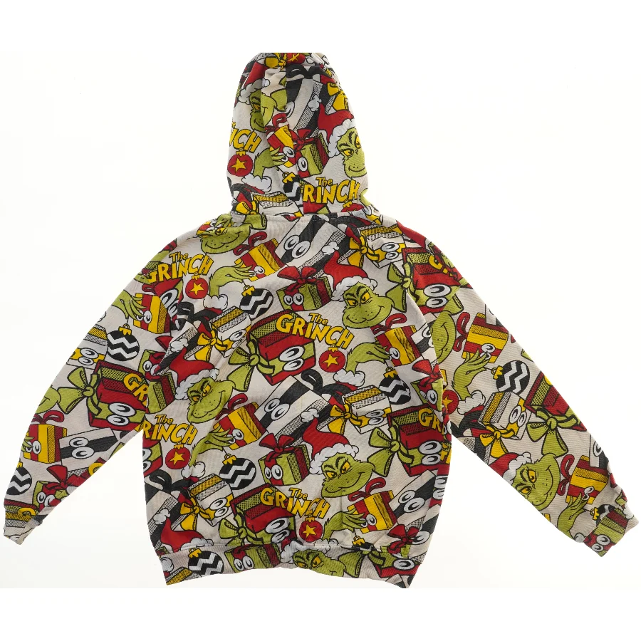 Hættetrøje med Grinch motiv fra H&M (str. 164)