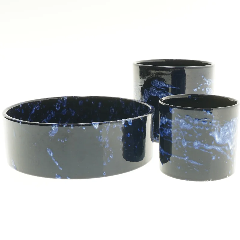 Keramiske skåle sæt (str. Ø 22 & 14 & 10,5 cm)