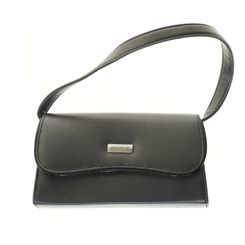 Sort skuldertaske fra Elizabeth (str. 13x8x25 cm)