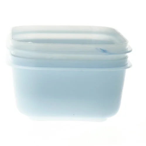 Plastikkasse med låg fra Tupperware (str. 15x11 cm)