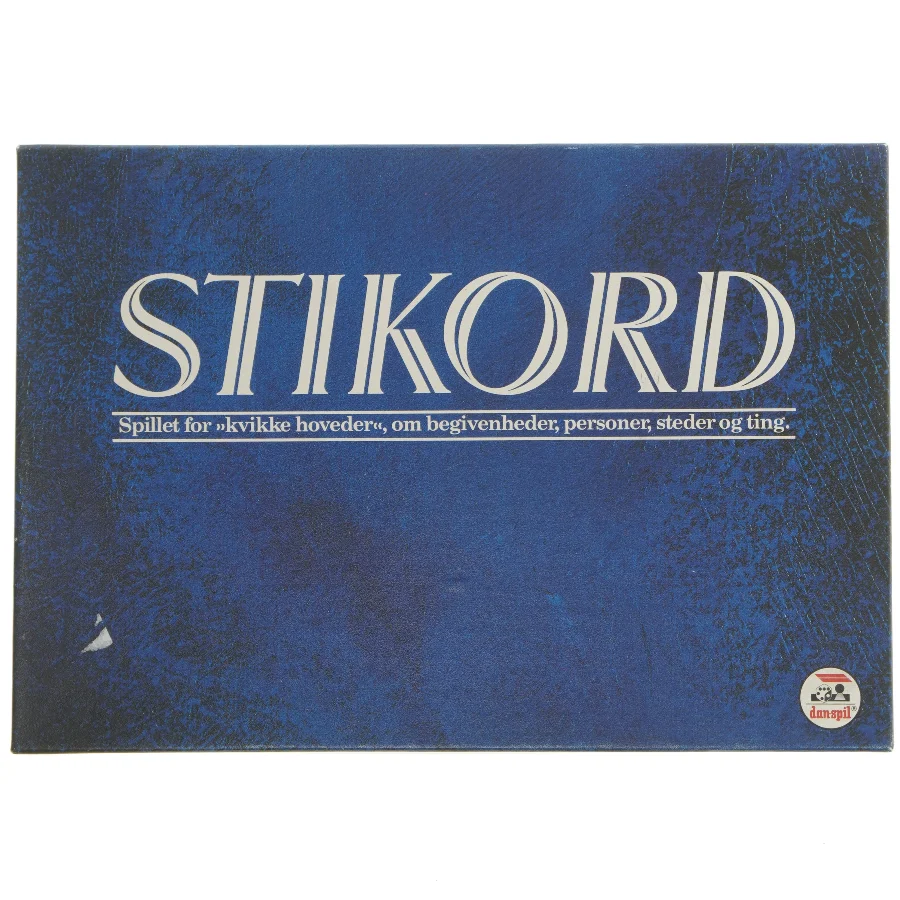 Stikord brætspil fra Danspil (str. 39x27 cm)