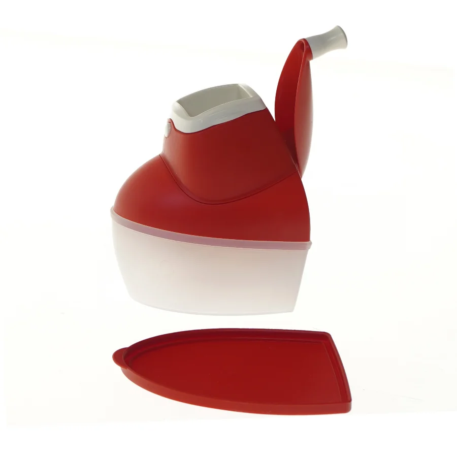 Rød minihakker tupperware (str. 15,5 cm)