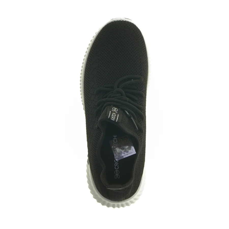 Sort striksneaker fra Crosshatch (str. 39 )