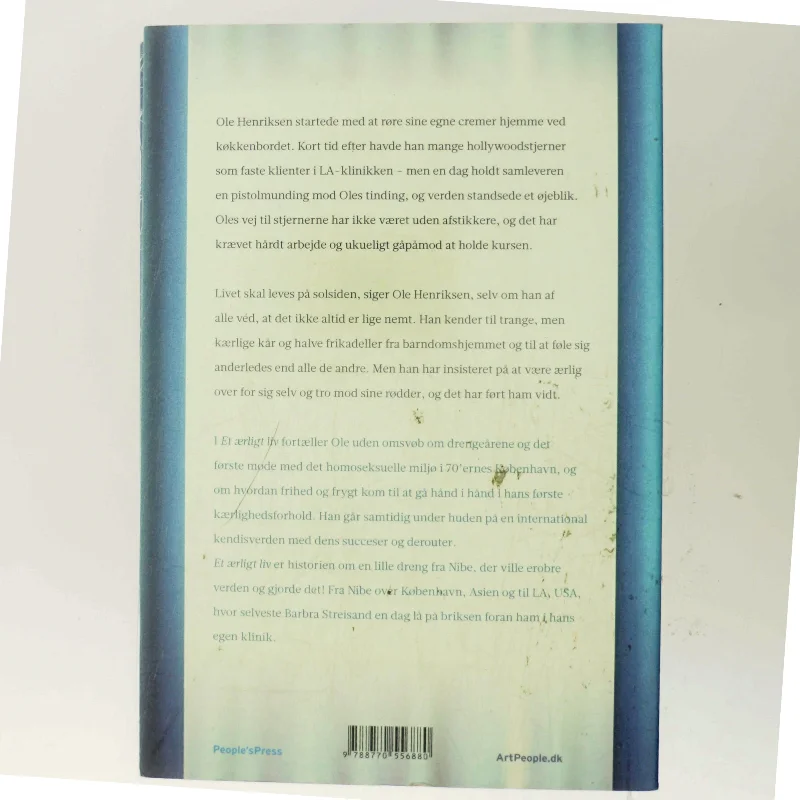 Et ærligt liv af Ole Henriksen (f. 1951) (Bog)