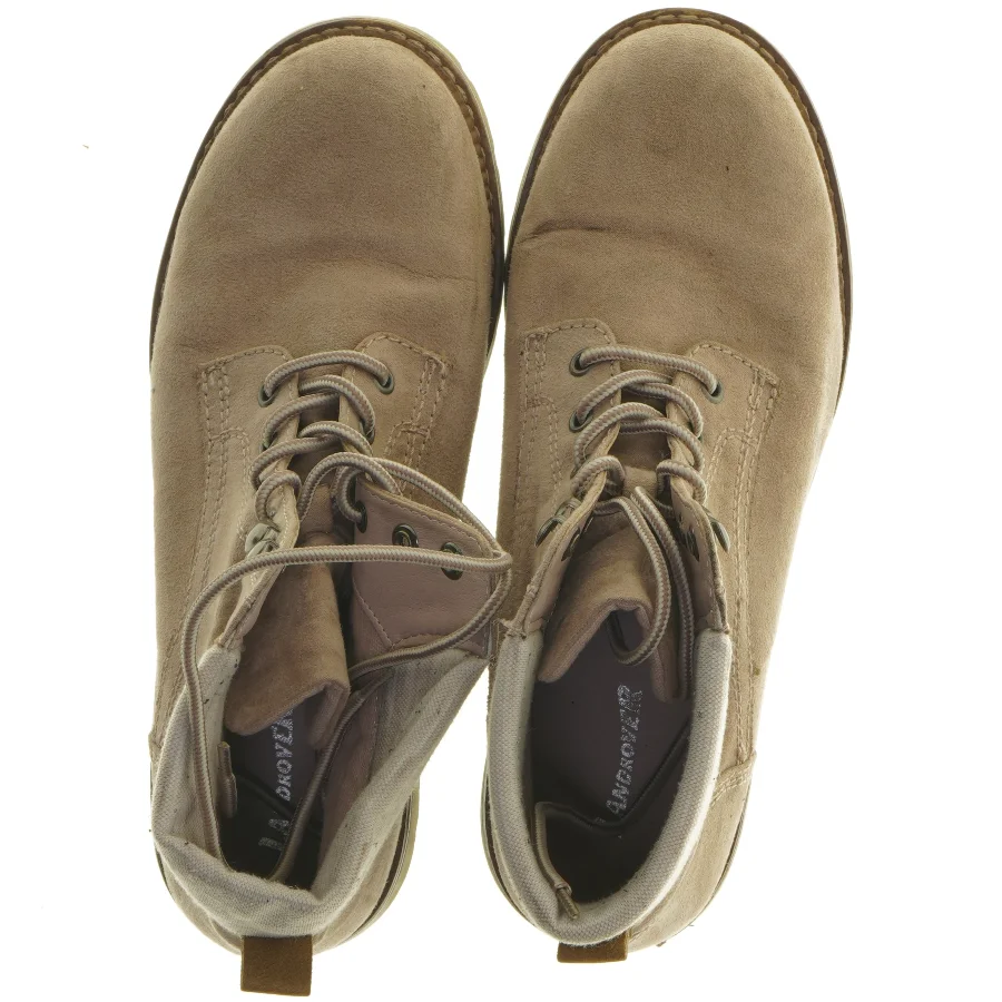 Brune læderstøvler, størrelse 39 fra Landrover (str. 39 )