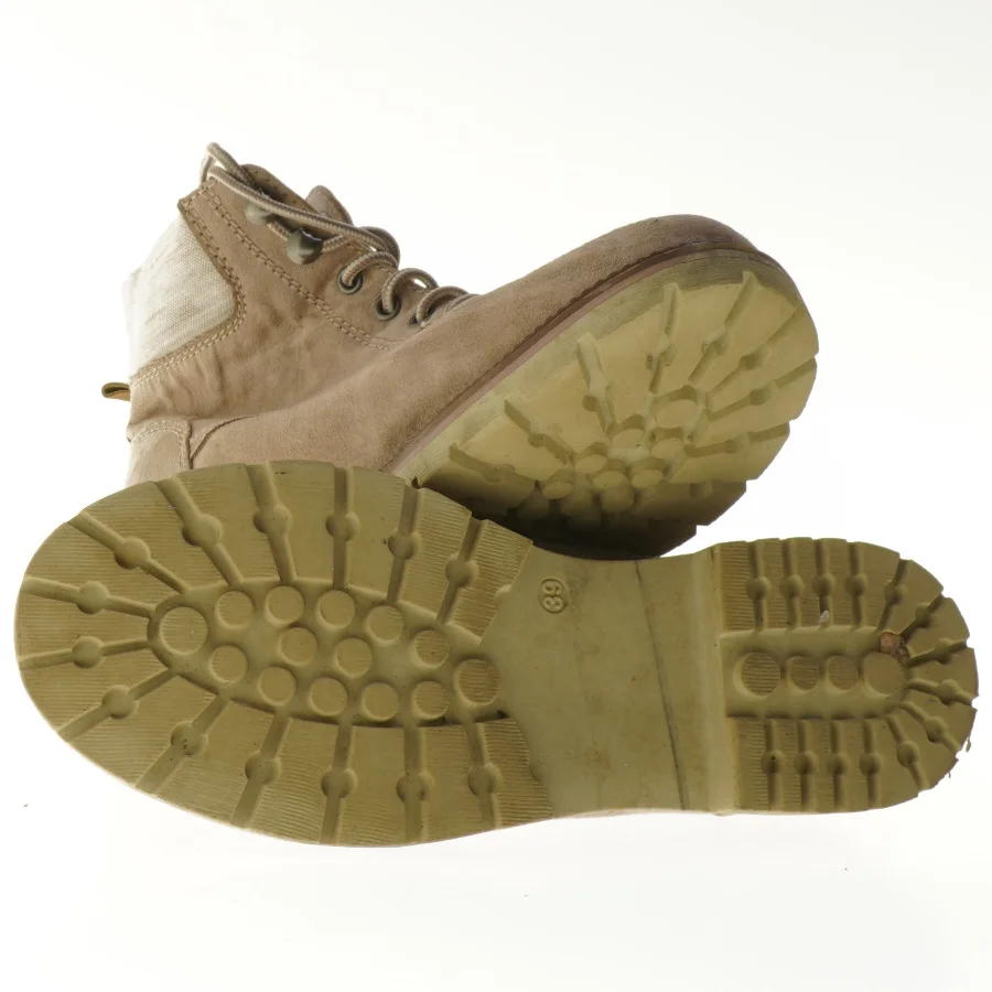 Brune læderstøvler, størrelse 39 fra Landrover (str. 39 )