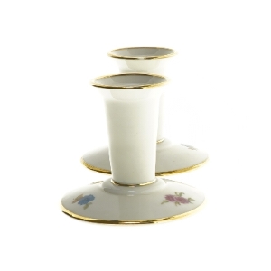 Porcelæns lysestager sæt fra KPM (str. 7,5 cm)