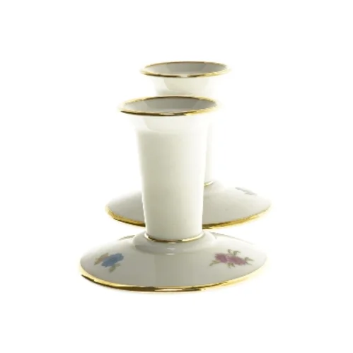 Porcelæns lysestager sæt fra KPM (str. 7,5 cm)