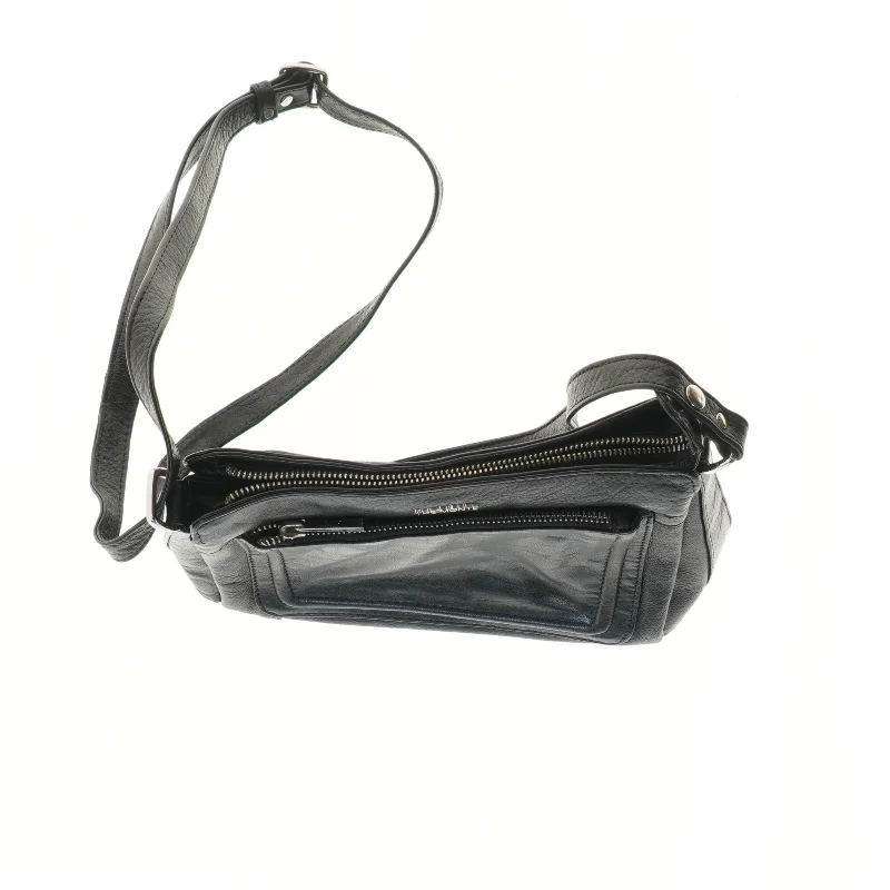 Læder skuldertaske fra The Monte (str. 18x9x27 cm)