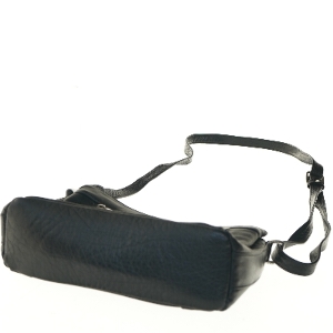 Læder skuldertaske fra The Monte (str. 18x9x27 cm)