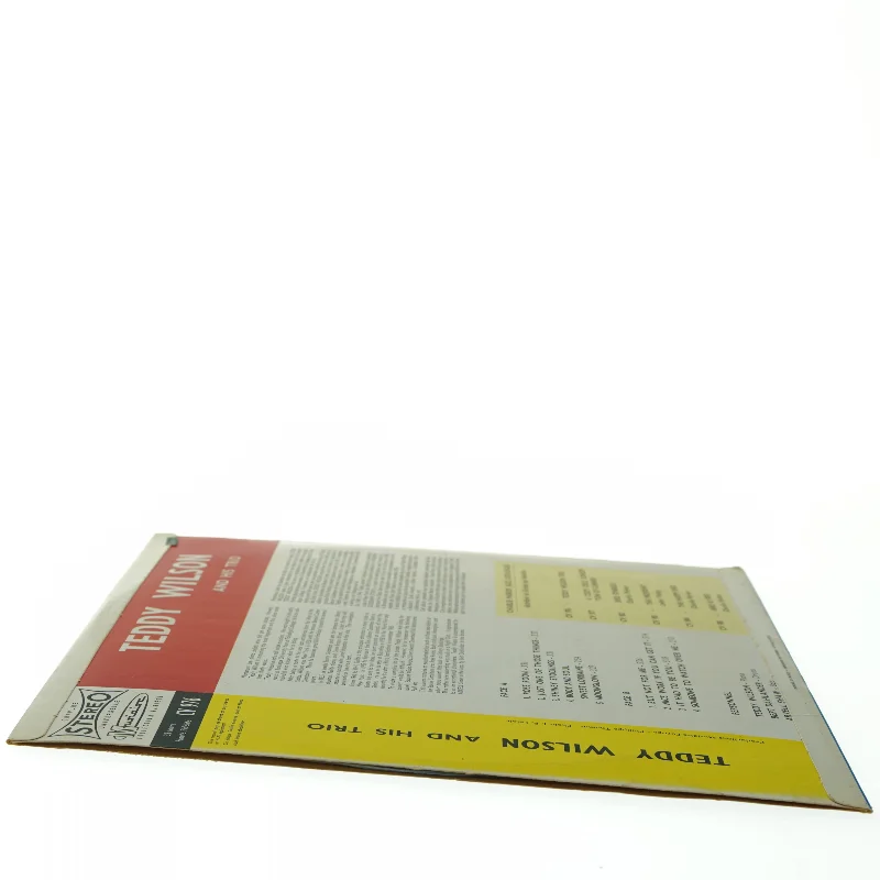Teddy Wilson And His Trio Vinyl LP (str. 30 cm)
