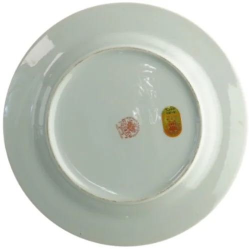 Dekorativt kinesisk porcelænstallerken