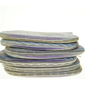 6stk Stribet hyndesæt til havemøbler (str. 43 x 35 cm)