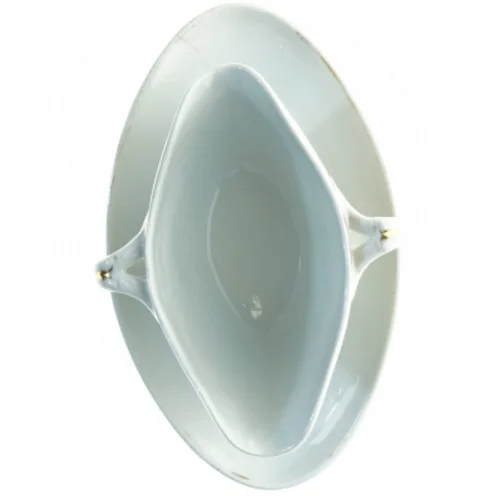 Sauceskål med underskål (str. 25 x 15 x 12 cm)