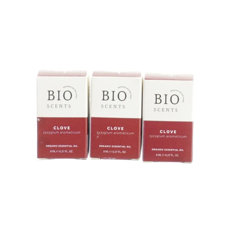 Clove Organic essential oil (3 stk) fra Bio Scents (str. 8 ml)