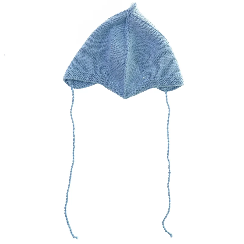 Hjemmestrikket babyhue (str. 16 6 15 cm)