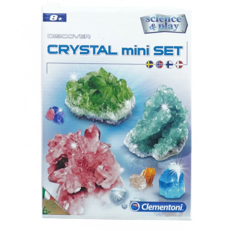 Discover Crystal mini set fra Clementoni (str. 21 x 15 x 5 cm)