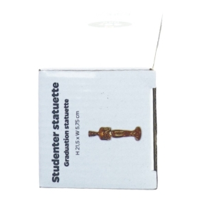 Studenter statue fra Netto (str. 22 x 6 cm)