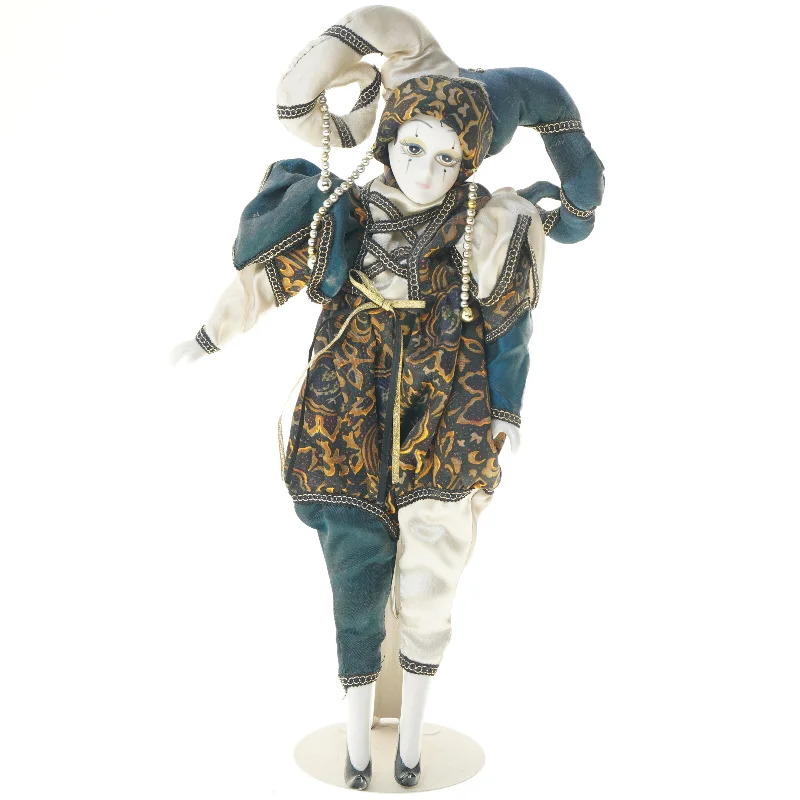 Harlekin dukke (str. 42 cm)