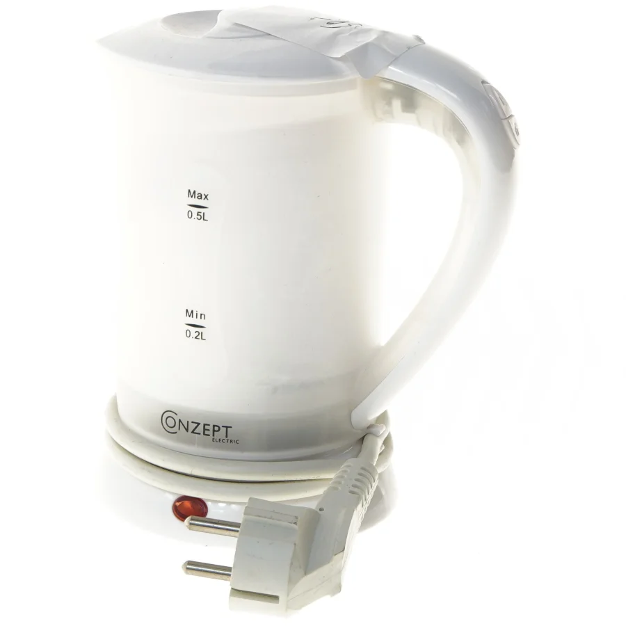 Elektrisk rejse elkedel fra Conzept (str. 18 cm, 0,5 L cm)