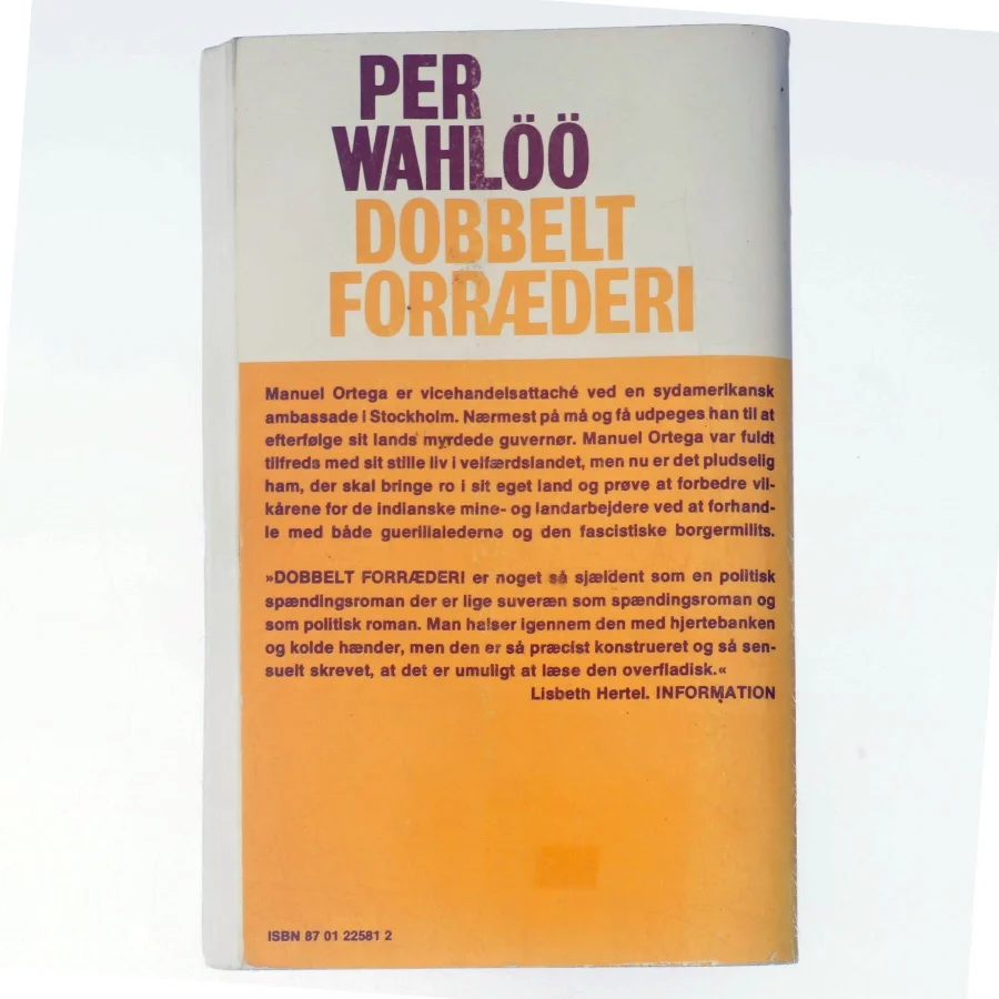 Dobbelt forræderi af Per Wahlöö (bog)