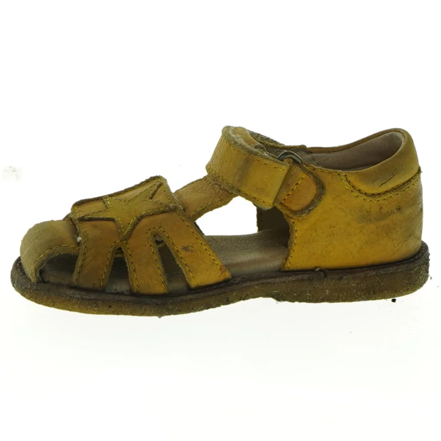 Rap rap khaki gule børnesandaler (str. 26)