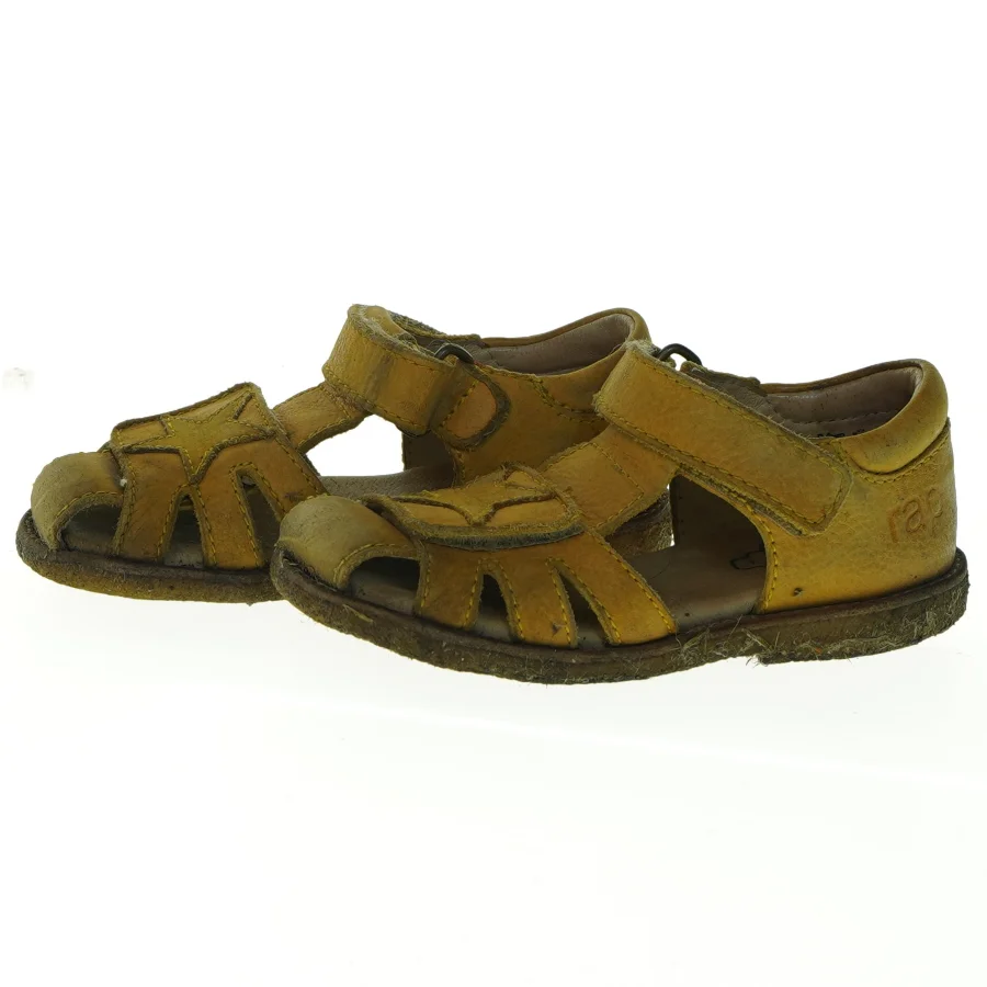 Rap rap khaki gule børnesandaler (str. 26)