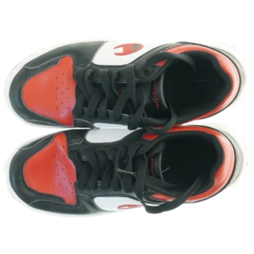 Champion sneakers i sort, hvid og rød (str. 42)