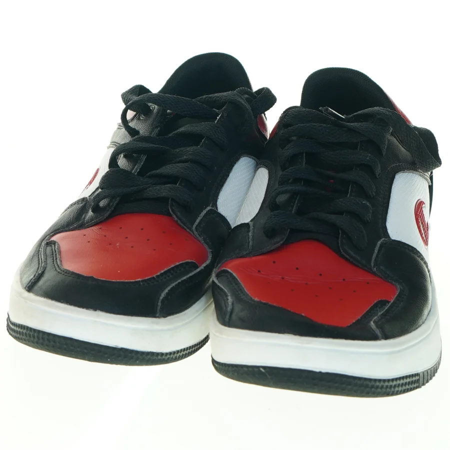 Champion sneakers i sort, hvid og rød (str. 42)