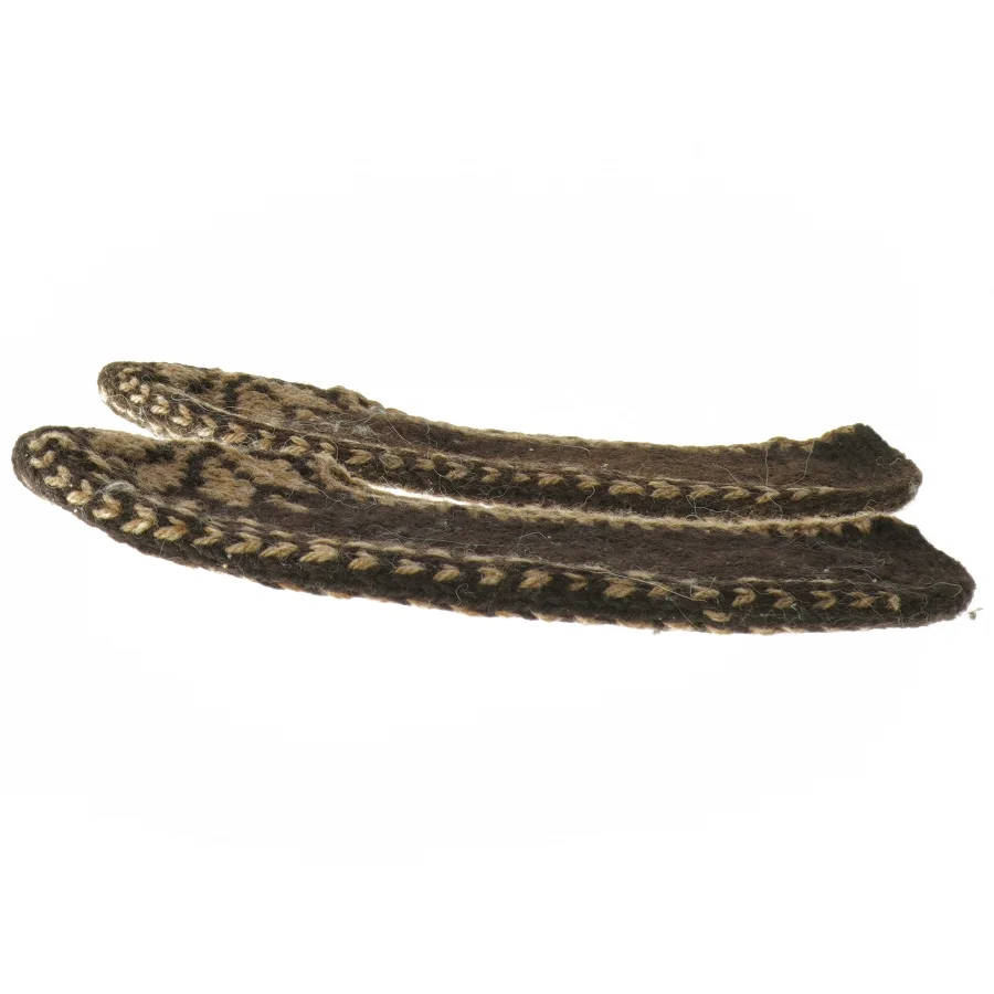 Strikkede hjemmesko (str. 24 cm)