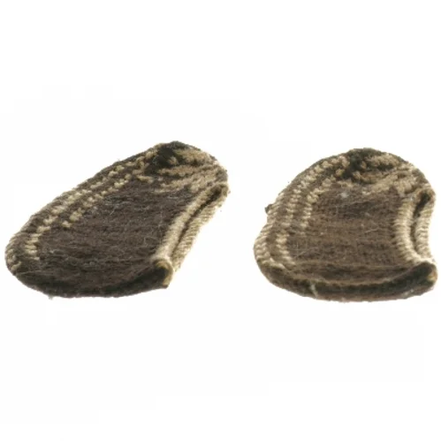 Strikkede hjemmesko (str. 24 cm)