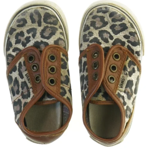 Leopardmønstrede slip-on sneakers fra Vans (str. 22)