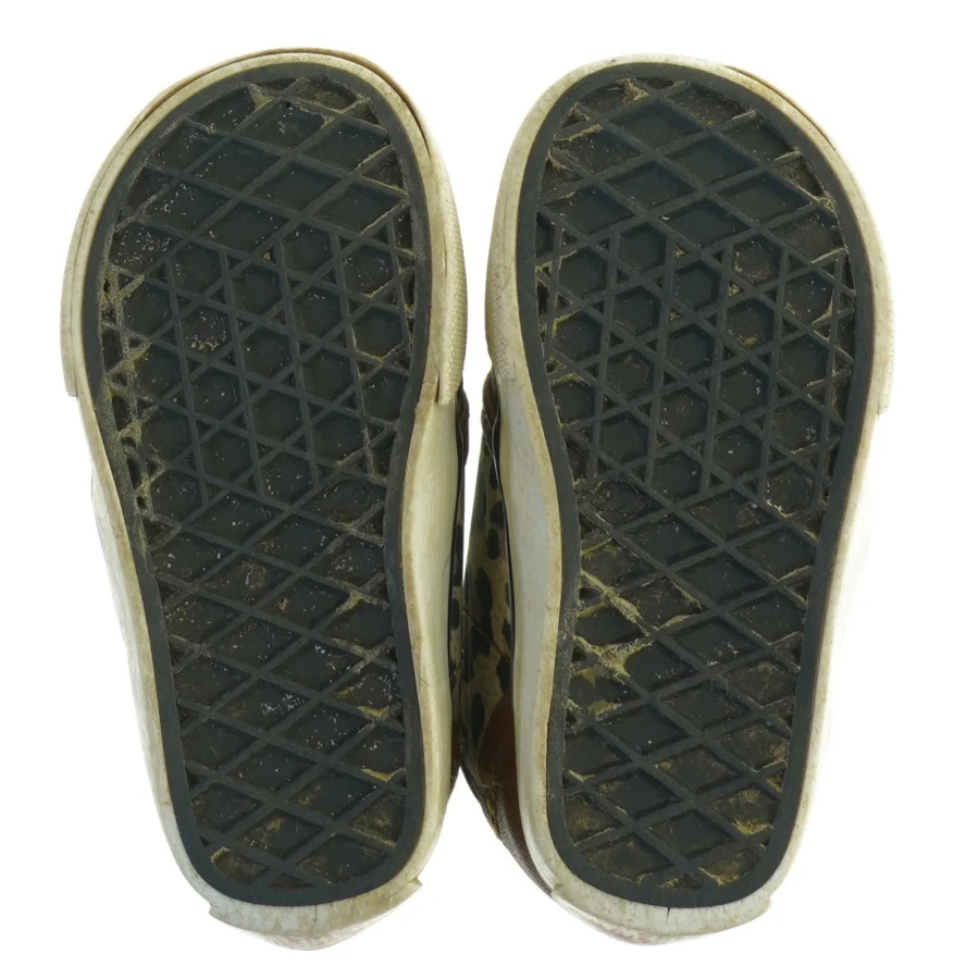 Leopardmønstrede slip-on sneakers fra Vans (str. 22)