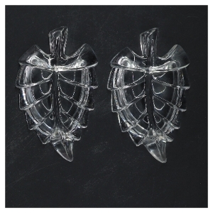 Glasblad tallerkener (str. 11 cm)