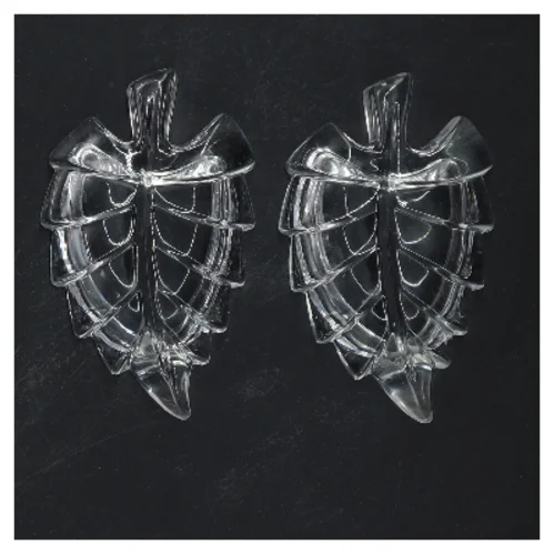 Glasblad tallerkener (str. 11 cm)