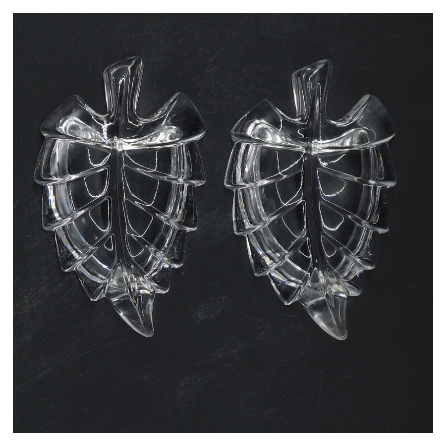 Glasblad tallerkener (str. 11 cm)