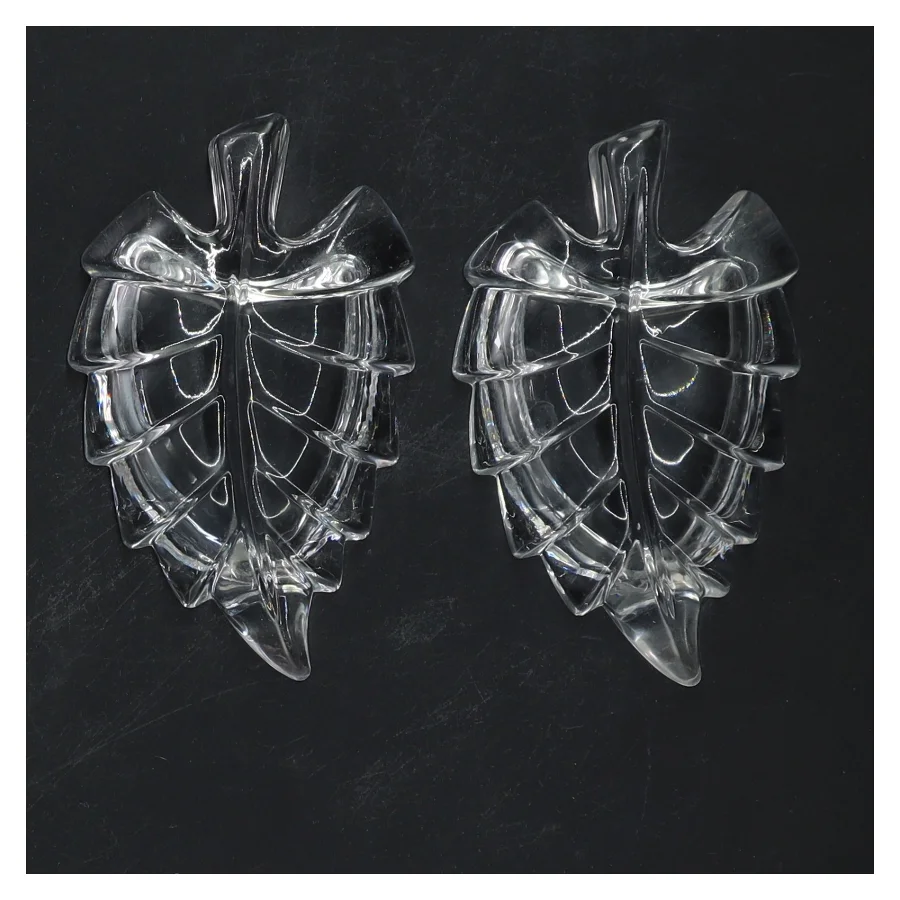 Glasblad tallerkener (str. 11 cm)