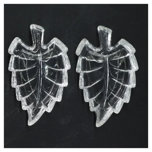 Glasblad tallerkener (str. 11 cm)