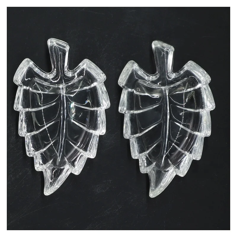 Glasblad tallerkener (str. 11 cm)