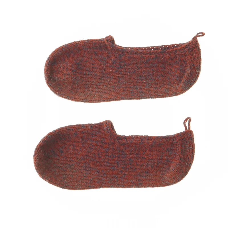 Strikkede hjemmesko (str. 22 cm)