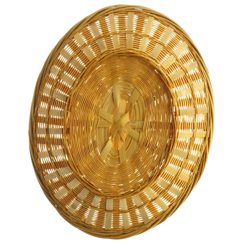 Flettet brødkurv (str. 23 x 17 cm)