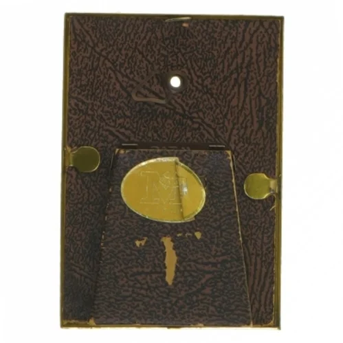 Lille gylden billedramme (str. 9,5x7 cm)