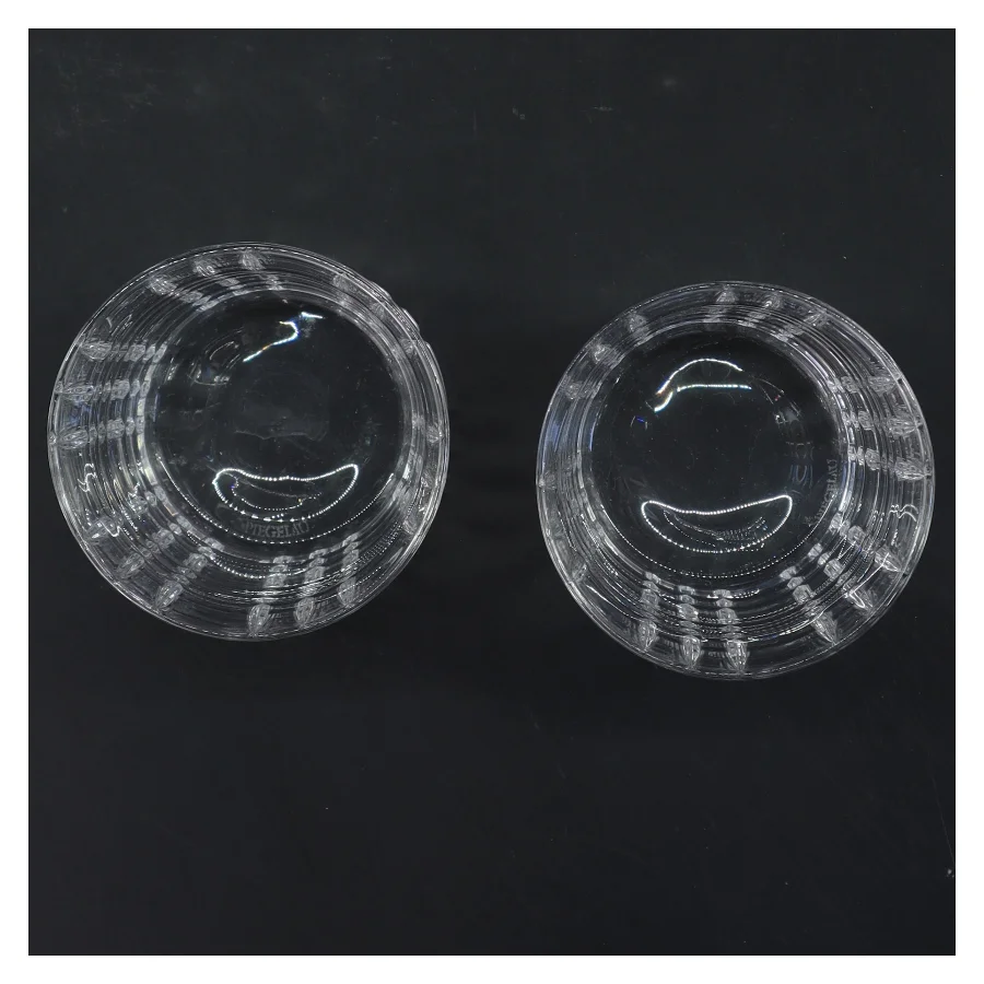 Glas sæt af 2 (str. 2 stk Ø 8 cm længde 10,5x cm)